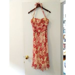 Laundry pink and white floral halter
